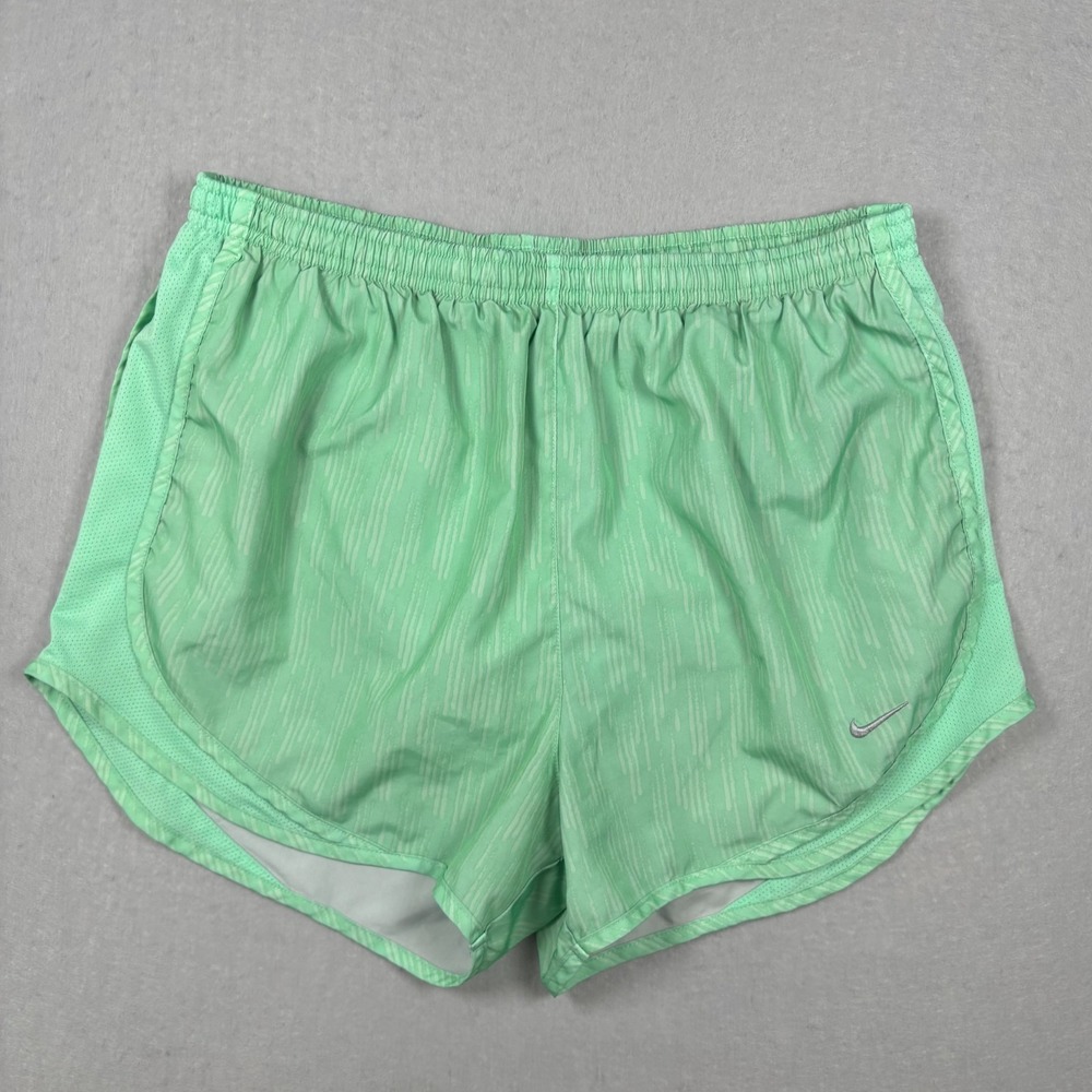 Nike Dri-Fit Women's Lined Running Shorts Size‎ Medium Green Athletic 799770-387